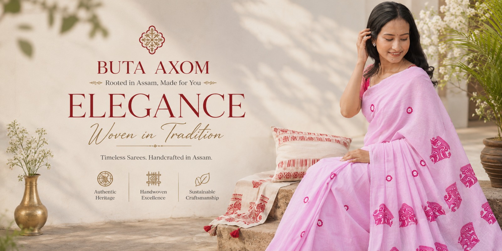 Heritage Assam Silk Mekhela Sador